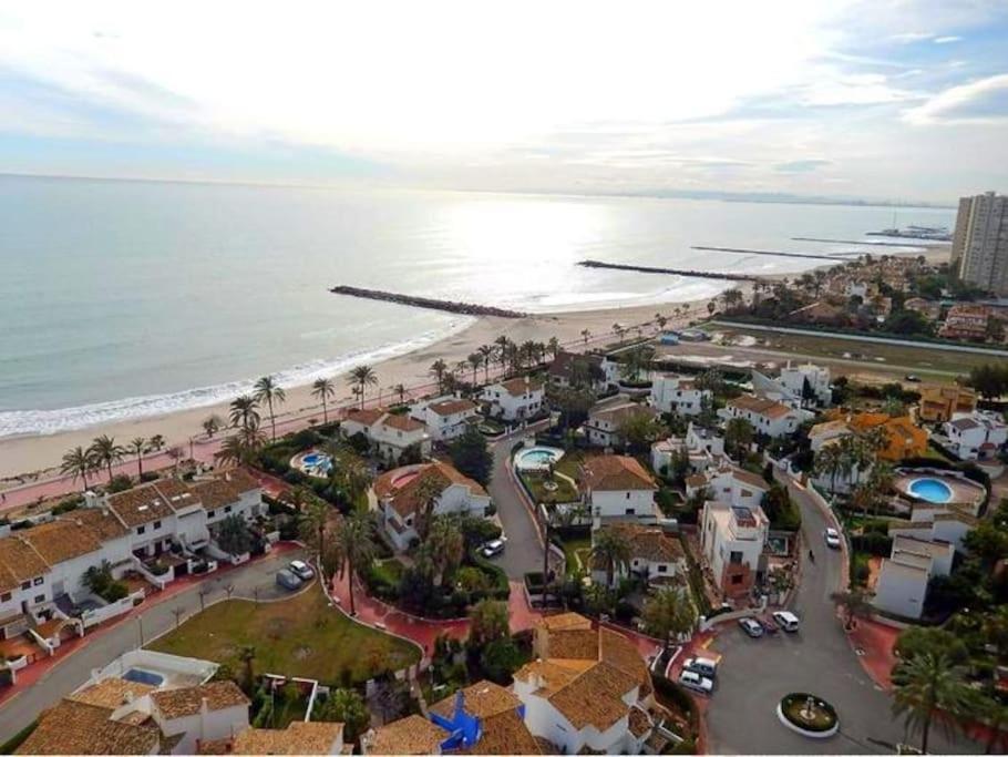 Apartamento Playa Urb Privada 2 Habitaciones Valencia Buitenkant foto